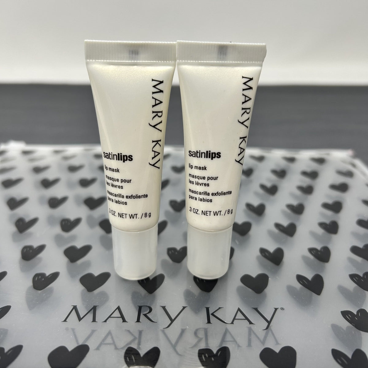 Lot of 2 Satin Lips Lip Mask .3 oz - Moisturizing Lip Treatment, No Box