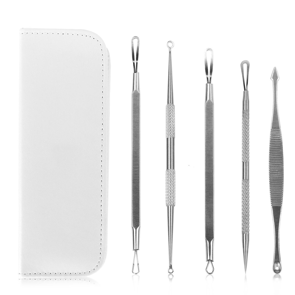 Blackhead Remover Tool Kit - Pimple Extractor Set for Acne & Blemishes