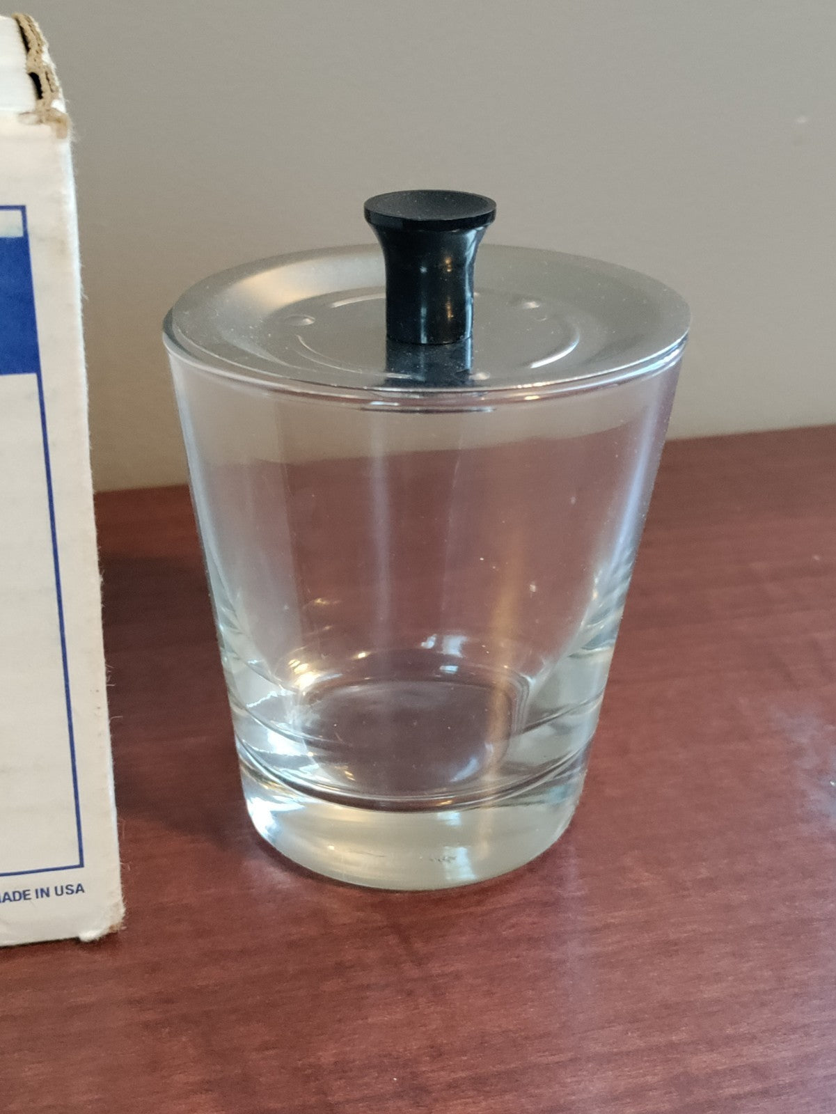 Manicurist Disinfectant Sanitizer Glass Jar 6.5 oz - Nail Salon Supply