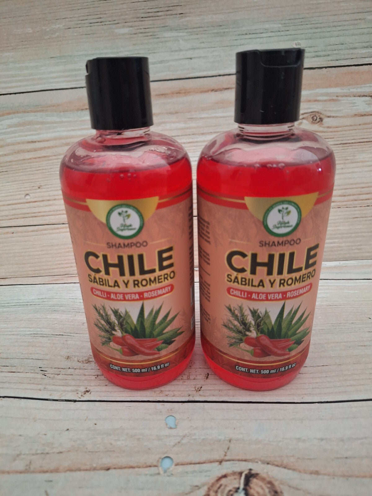 Shampoo de Romero, Chile y Sabila 16.9oz - Chilli Aloe Vera Rosemary