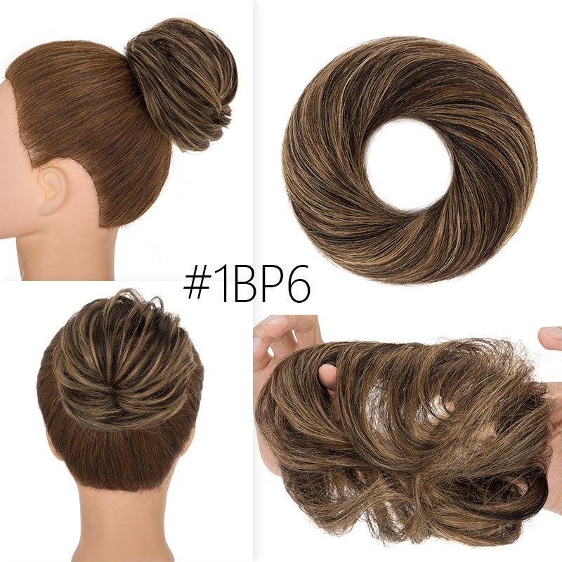 Messy Bun Scrunchie Hair Extension Updo Chignon - Remy Human Hair