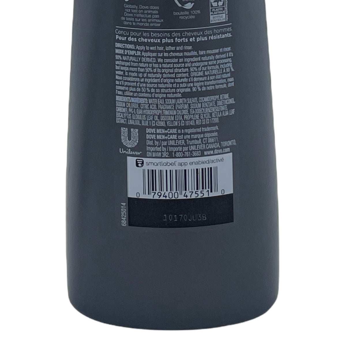 Dove Men Blue Eucalyptus + Birch 2-in-1 Shampoo Conditioner & Body