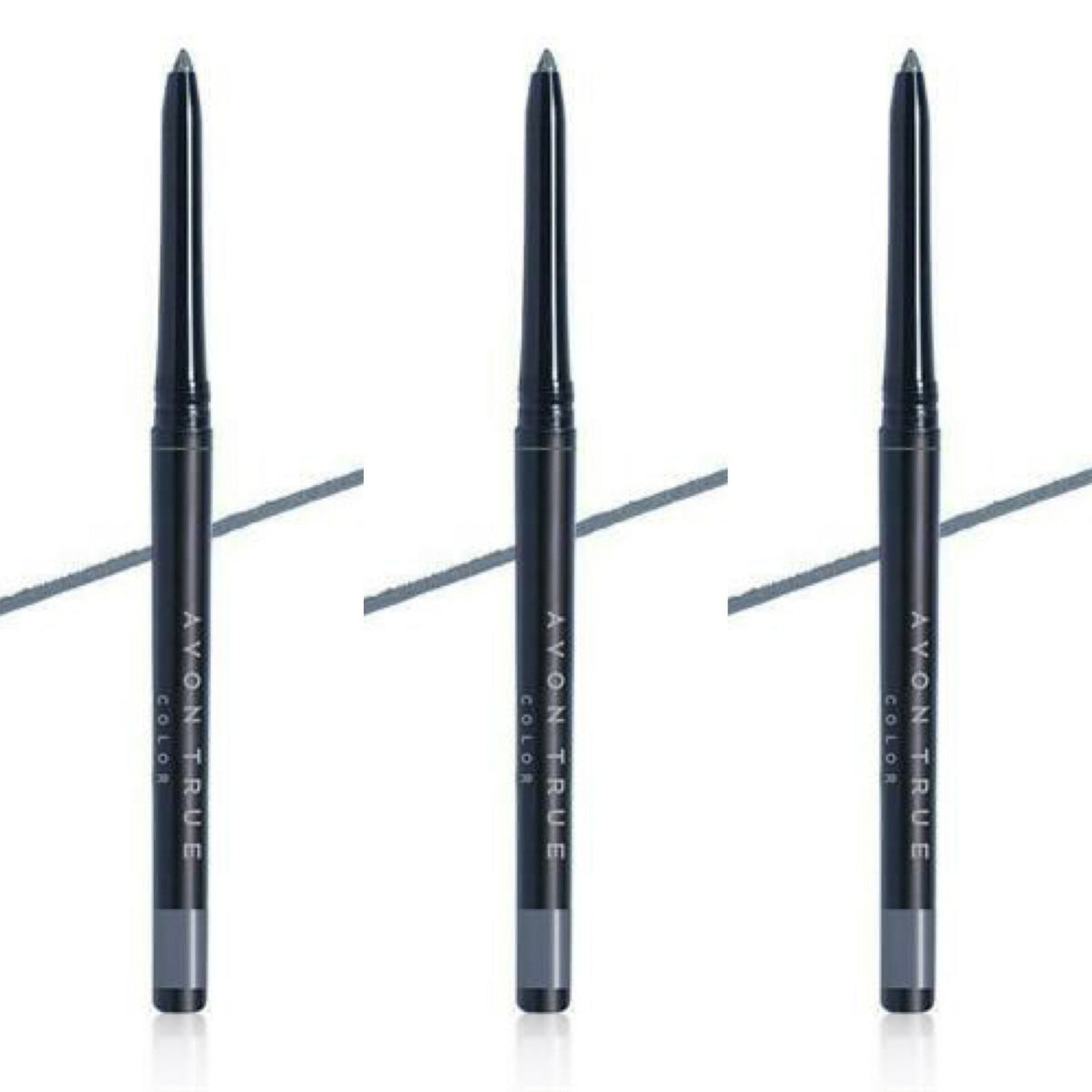 Set of 3 Eyeliner Pencils in Various Shades - Long-lasting, Smudge-proof, Precise Application