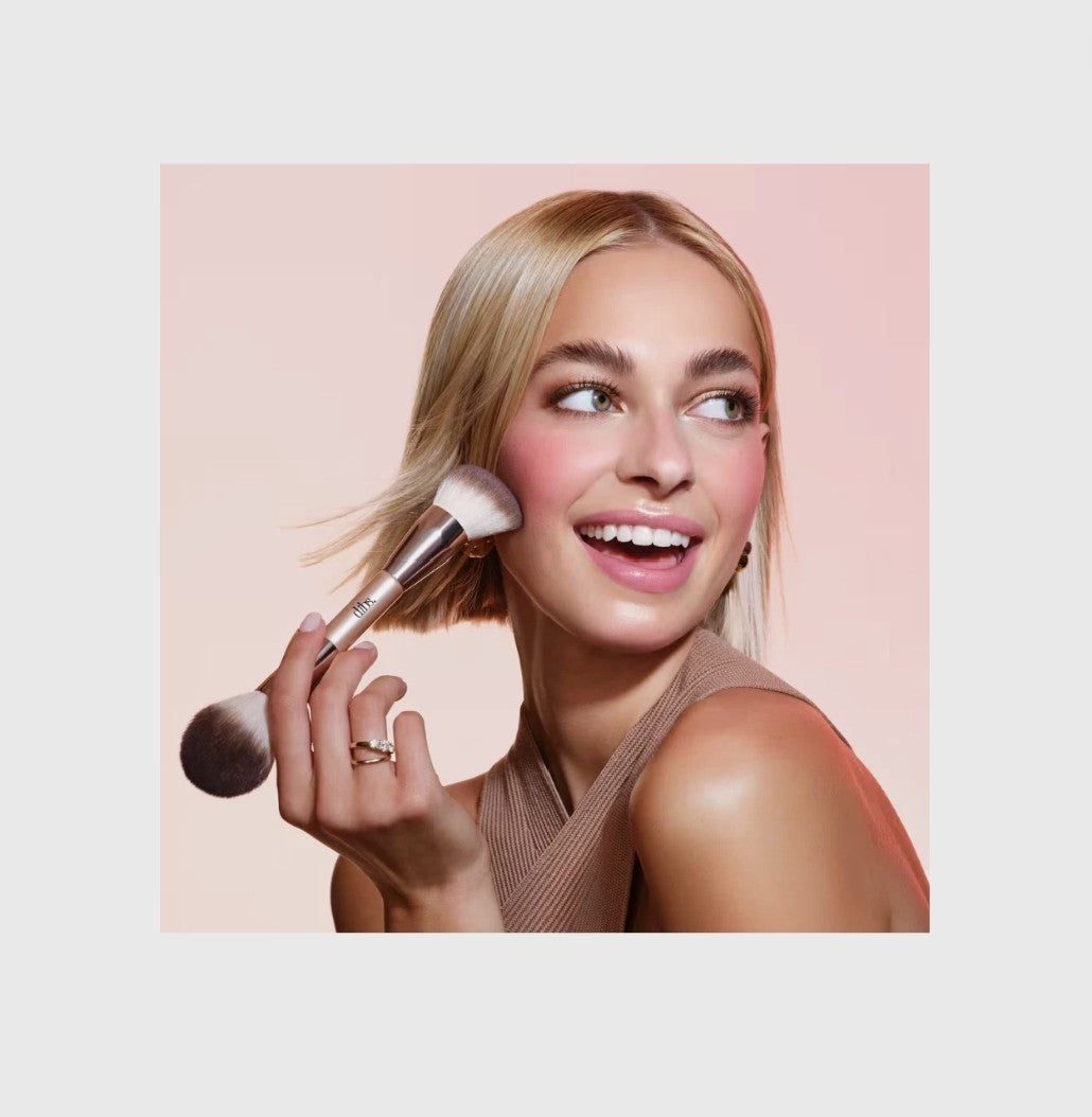 Dual-Ended Face Makeup Brush for Cream & Powder - DIBS Beauty