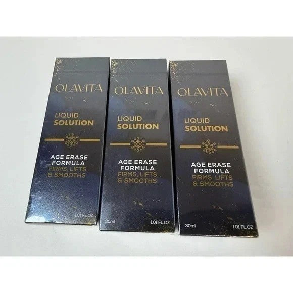 Anti-Aging Liquid Skin Care Solution - Age Erase Formula 1 OZ