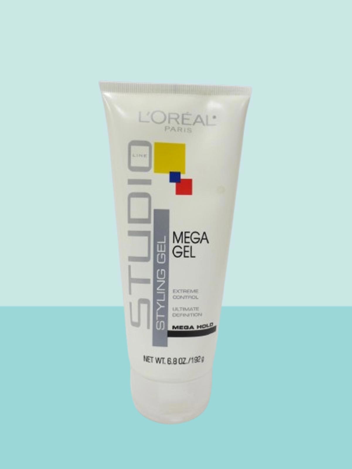 Hair Styling Gel Mega Hold 6.8 Oz Set of 2 for Strong Hair Control