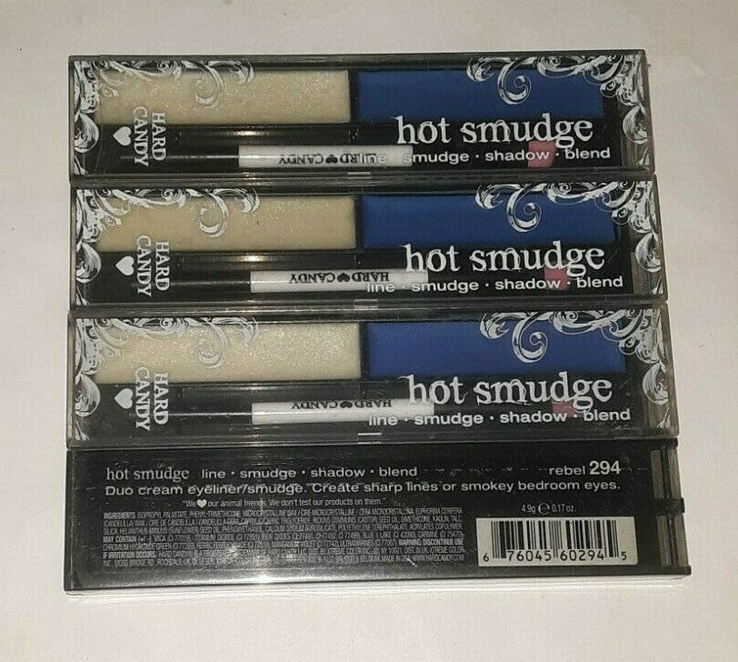 Hard Candy Smudge Duo Cream Eyeliner & Shadow Set - 4 Sealed Pieces