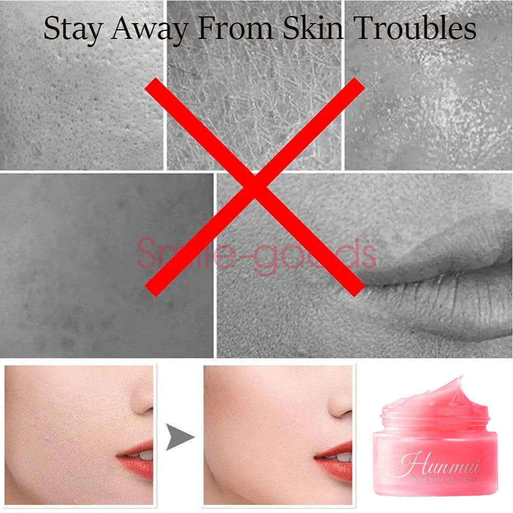 Hunmui Face Primer Pore Base Gel Cream Cover Pores Water Embellish