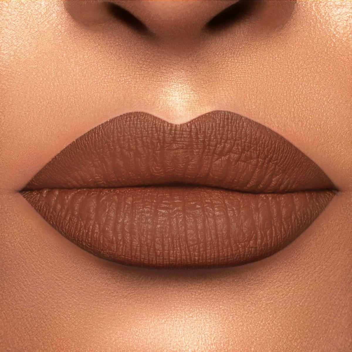 Liquid Matte Lipstick Cork - Warm Golden Brown Nude, Long-Wear, Vegan