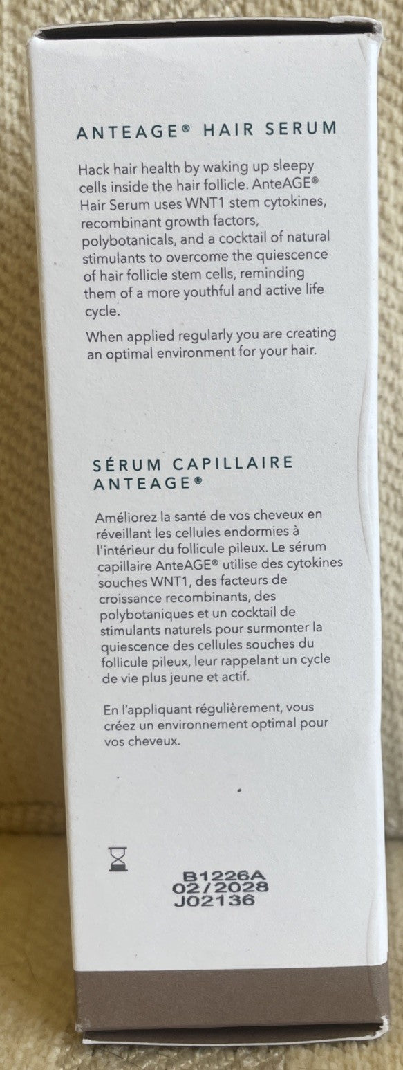 AnteAGE MD Hair Serum with Growth Factors – 1 oz