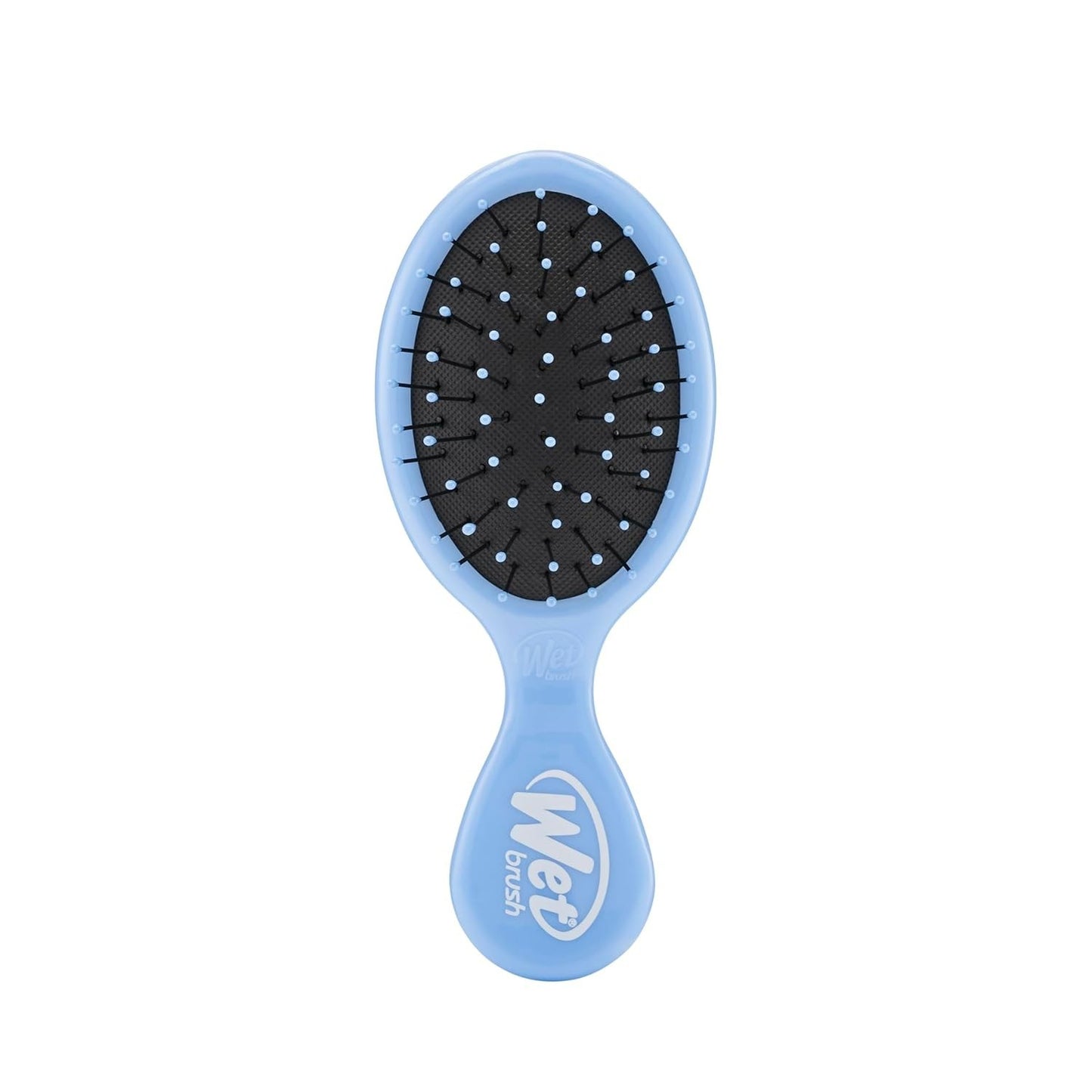Mini Detangler Brush in Sky for Wet and Dry Hair - Portable Hair Comb