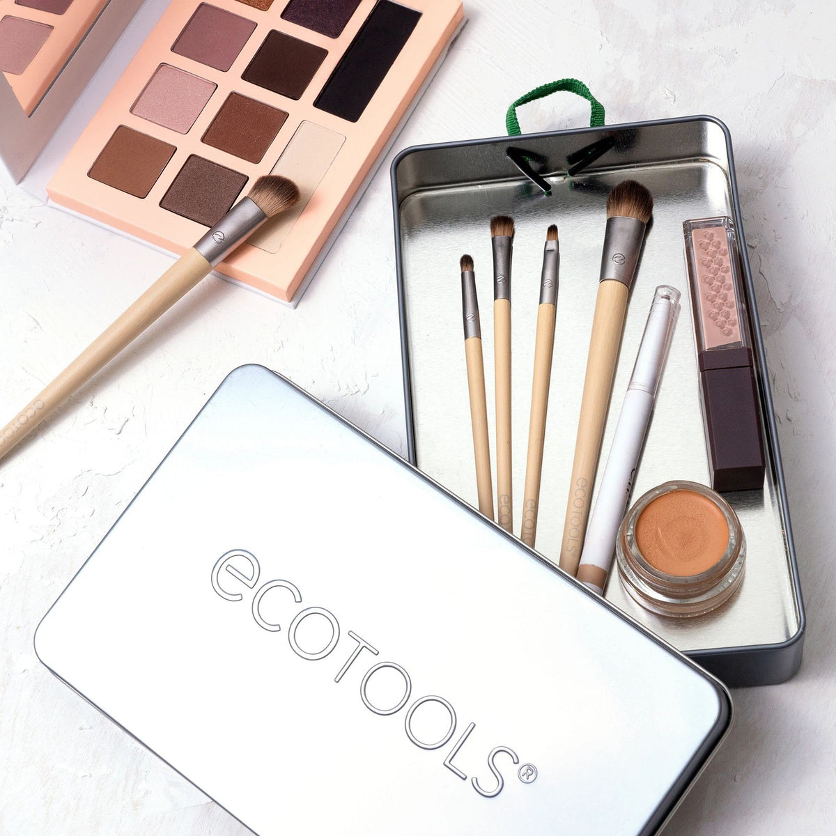 EcoTools Daily Defined Eye Makeup Brush Set - 5 Vegan Eco-Friendly Brushes