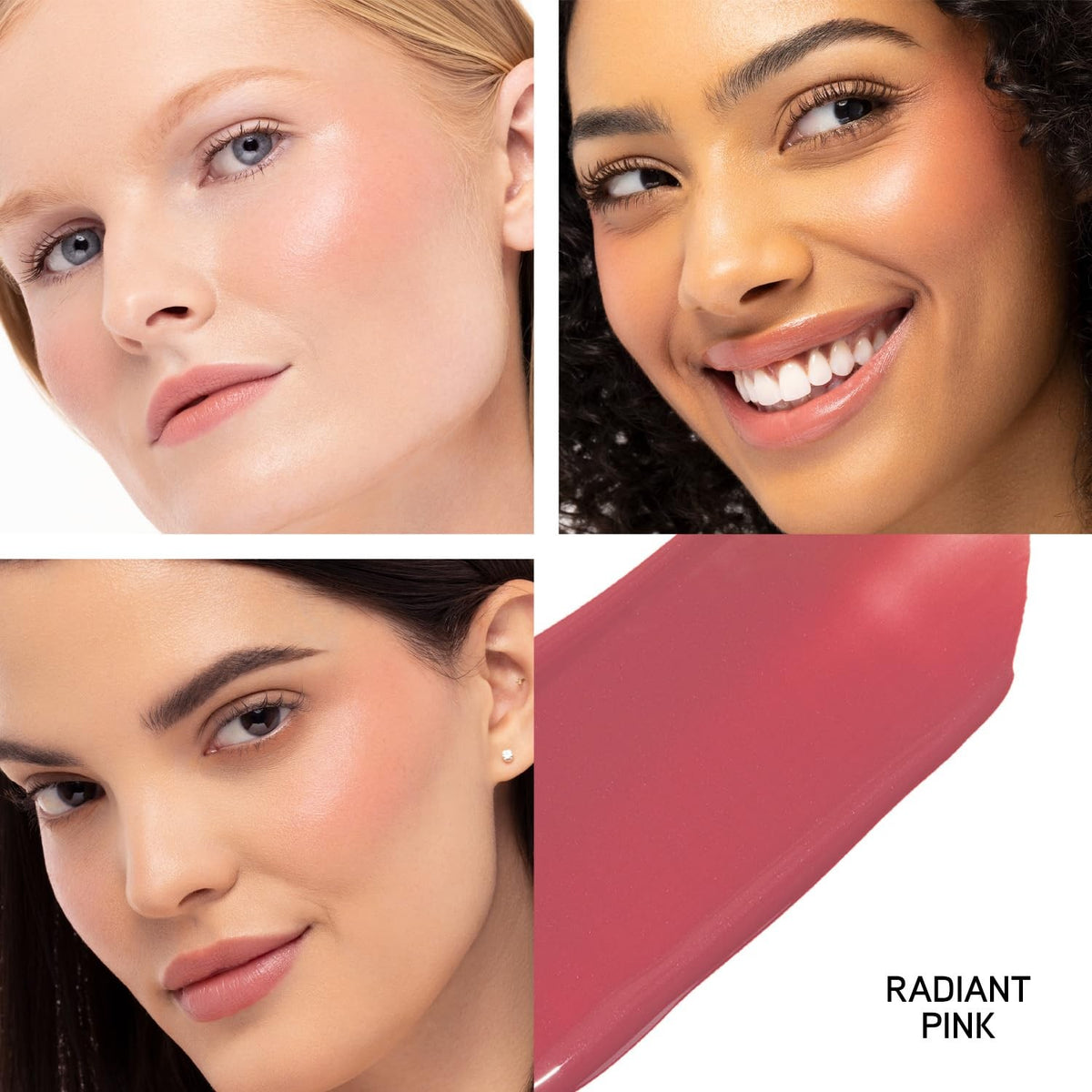 Mineral Wear Cheek & Lip Radiant Pink Makeup - Plumping, Luminescent, Hypoallergenic