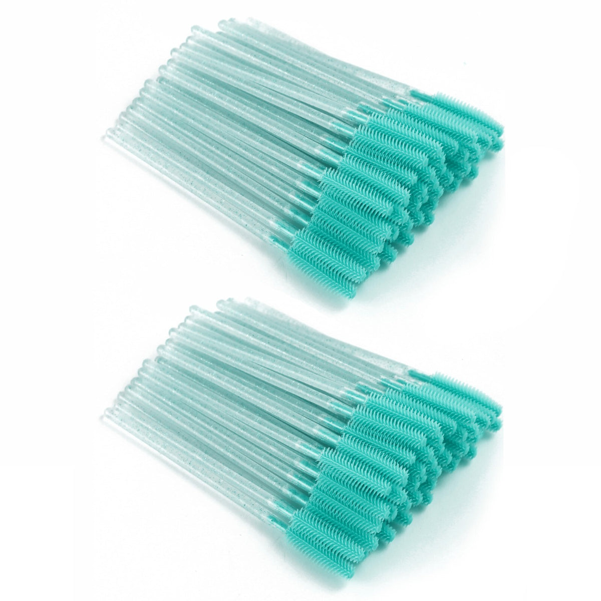 Disposable Silicone Mascara Wands - Hygienic Eyelash & Eyebrow Applicators, 50 or 100 Pieces