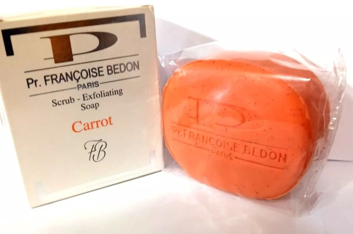 Brightening Carrot Exfoliating Bar Soap for Skin Renewal