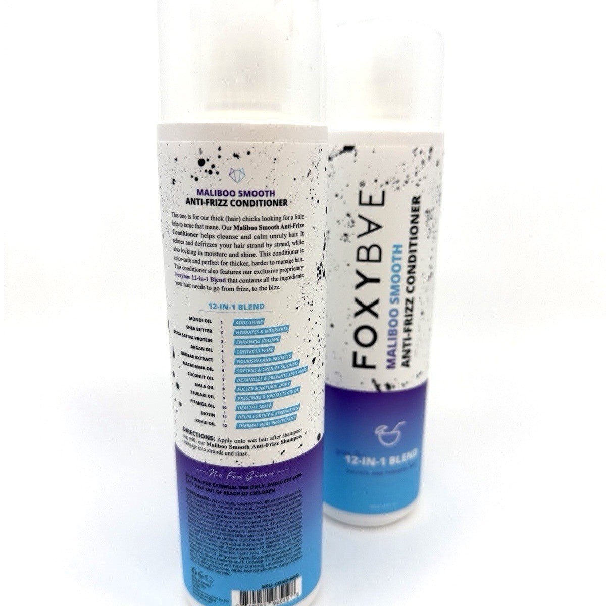 Malibu Smooth Anti-Frizz Conditioner Set - 2 Pack, 12 oz Each, Sulfate & Paraben Free