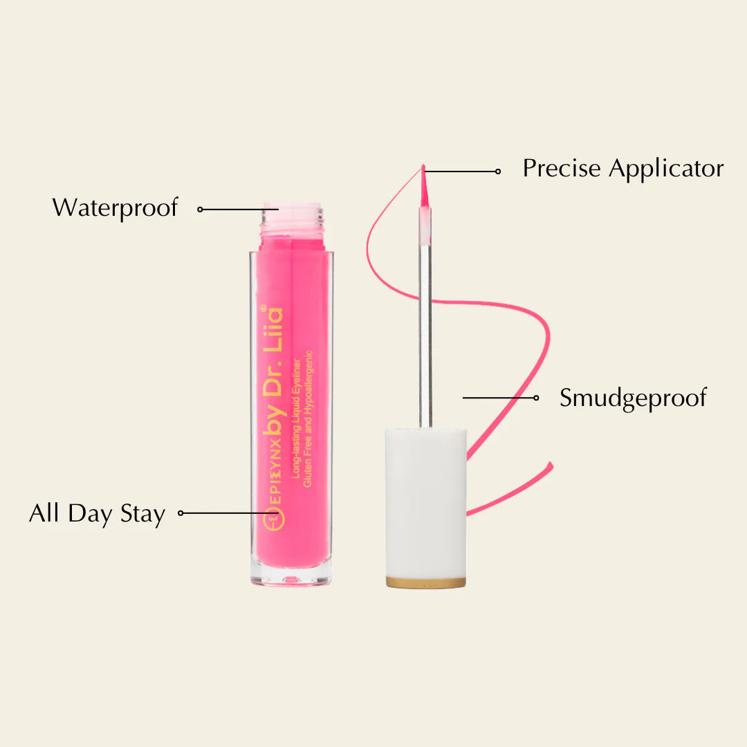 Long-Lasting Waterproof Liquid Eyeliner - Multiple Colors