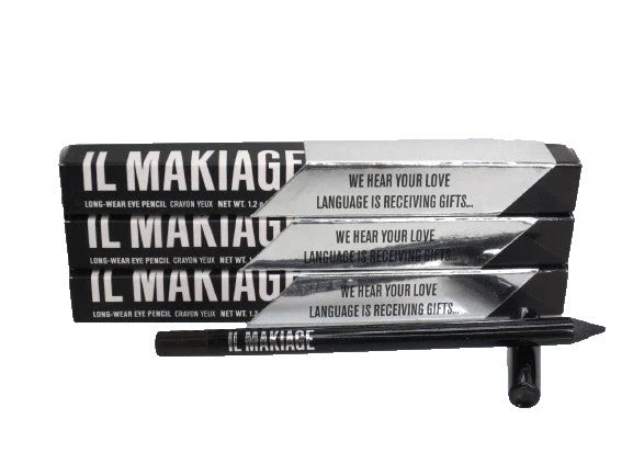 Long Wear Eye Pencil Set - 3 Pieces, Waterproof & Smudge-Proof