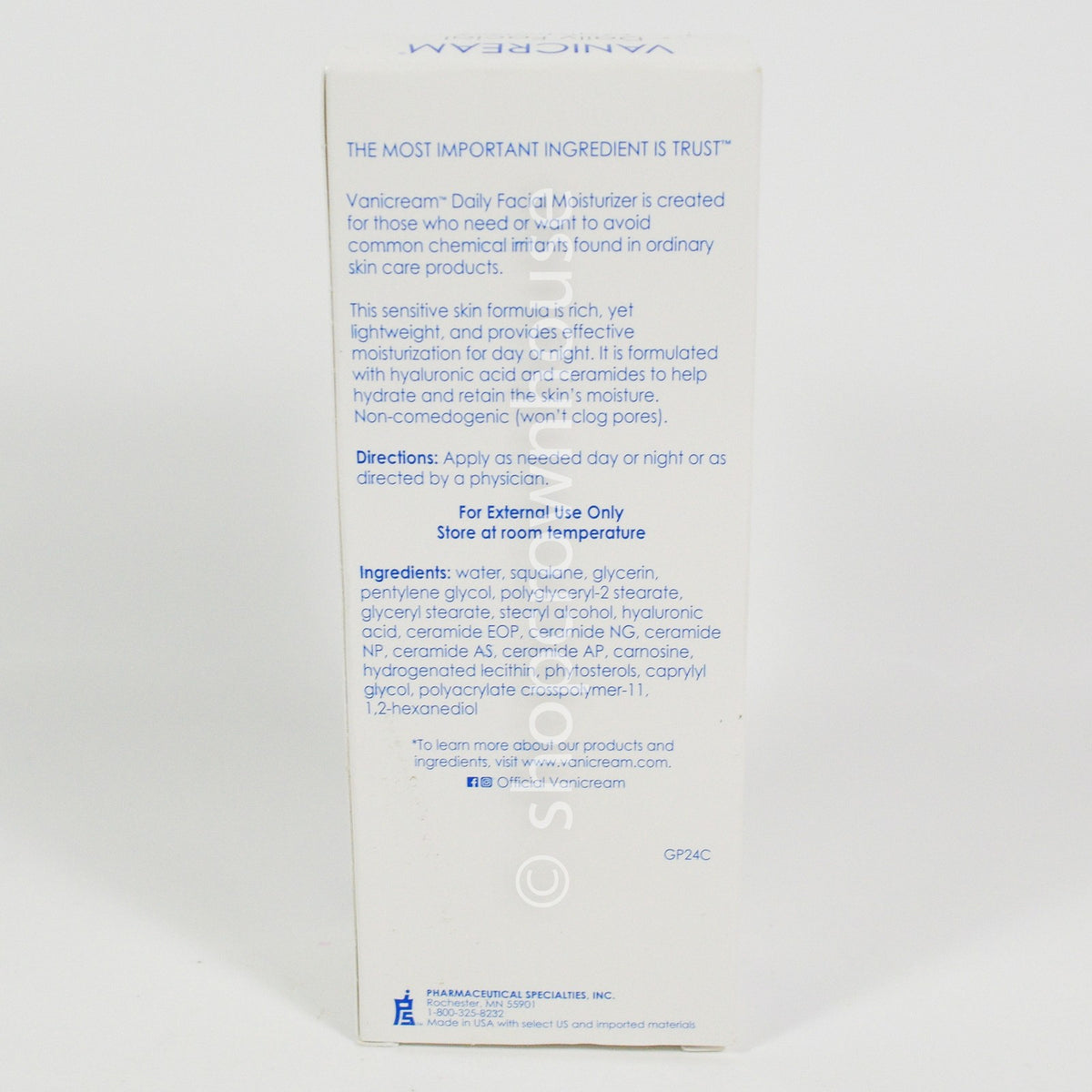 Daily Facial Moisturizer for Sensitive Skin - 3 fl oz