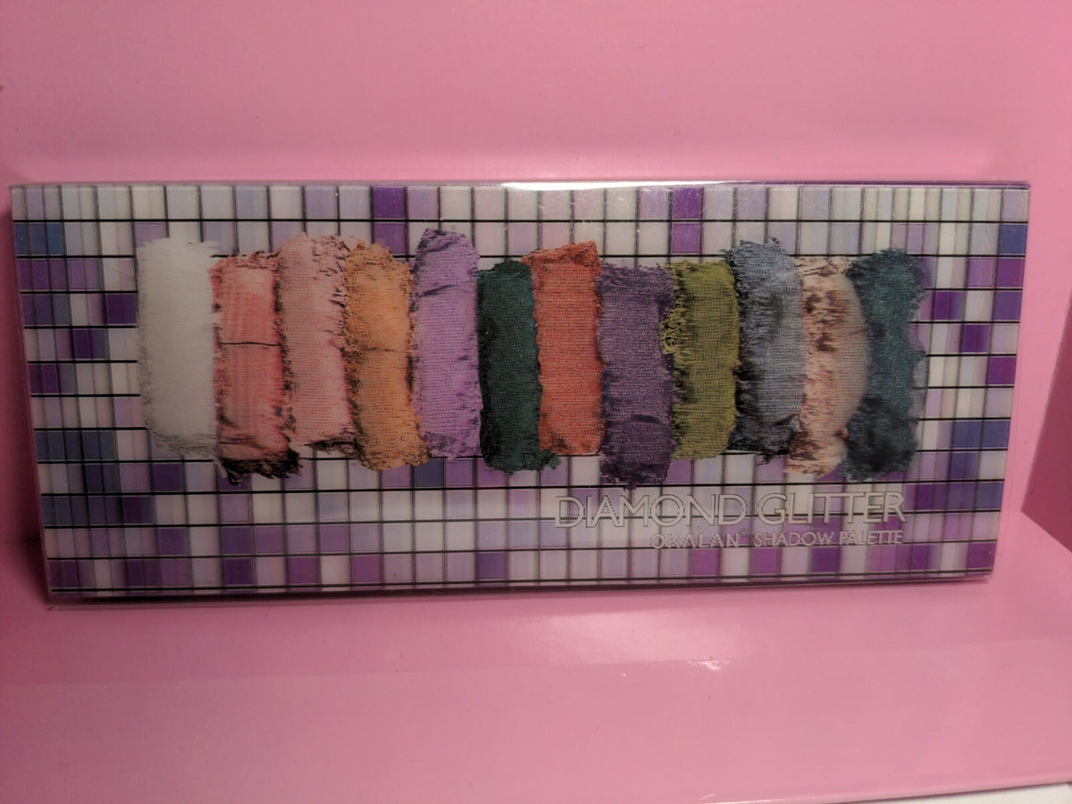 12 Color Metallic Eyeshadow Palette with Glitter & Shimmer Makeup