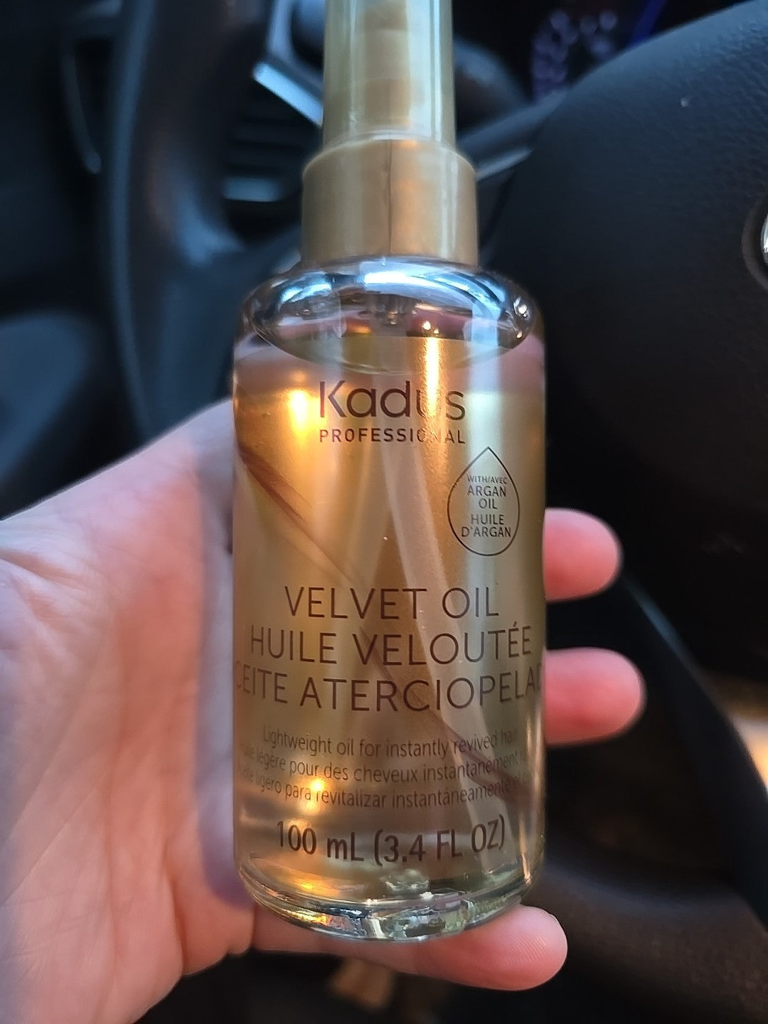 Argan Oil Hair Treatment - Velvet Oil for All Hair Types 100ml