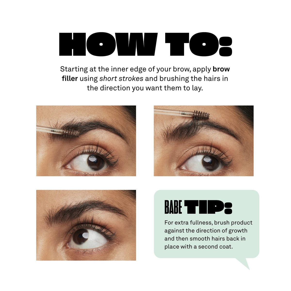 Eyebrow Filler Gel for Thicker Brows - Auburn, Natural Finish
