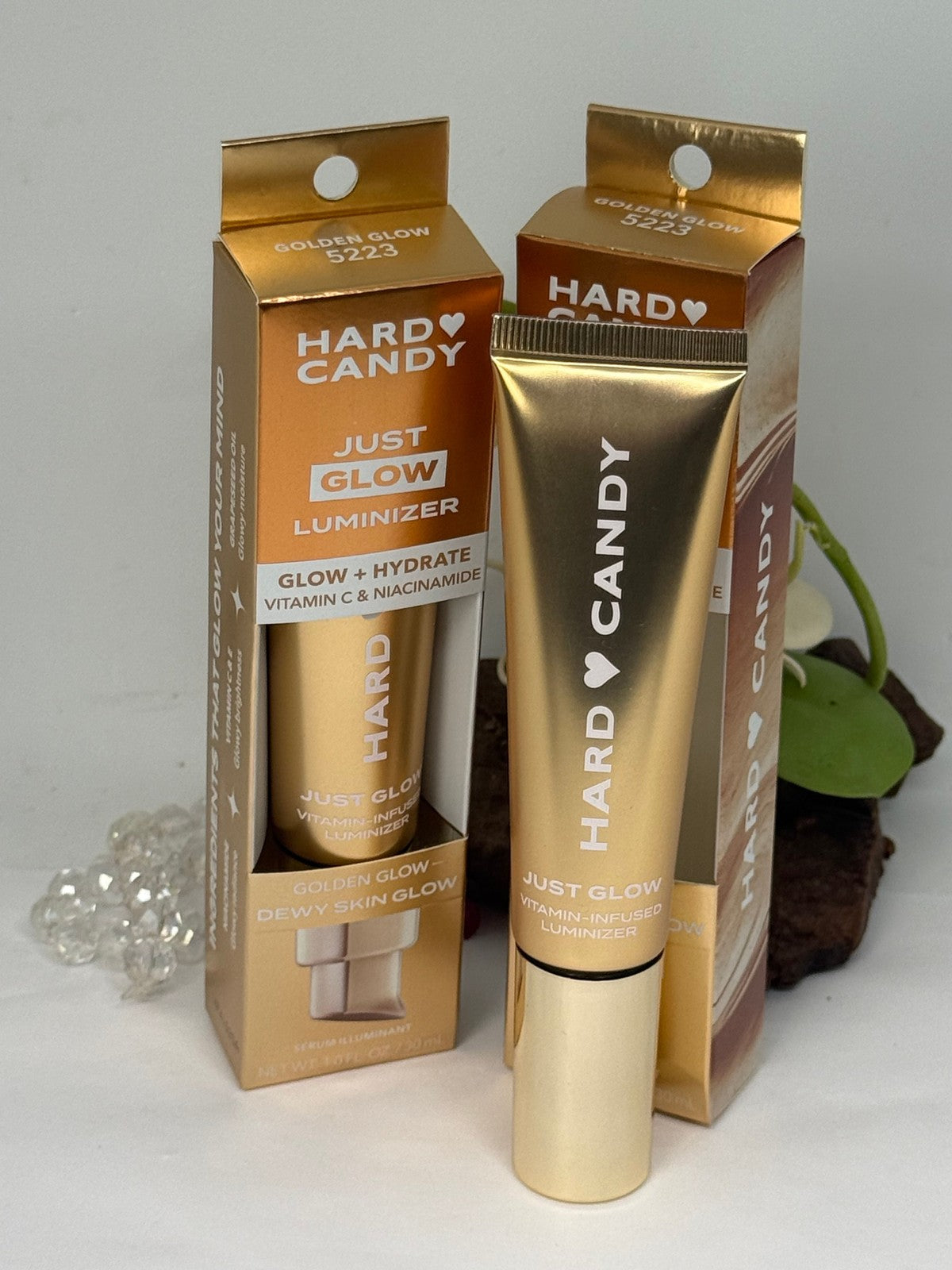Hard Candy Glow Luminizer Serum - Golden Glow - 2 Pack 1 oz Each - New