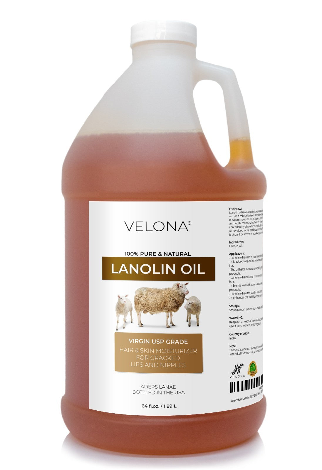 Lanolin Oil USP Grade - 100% Pure Cold Pressed
