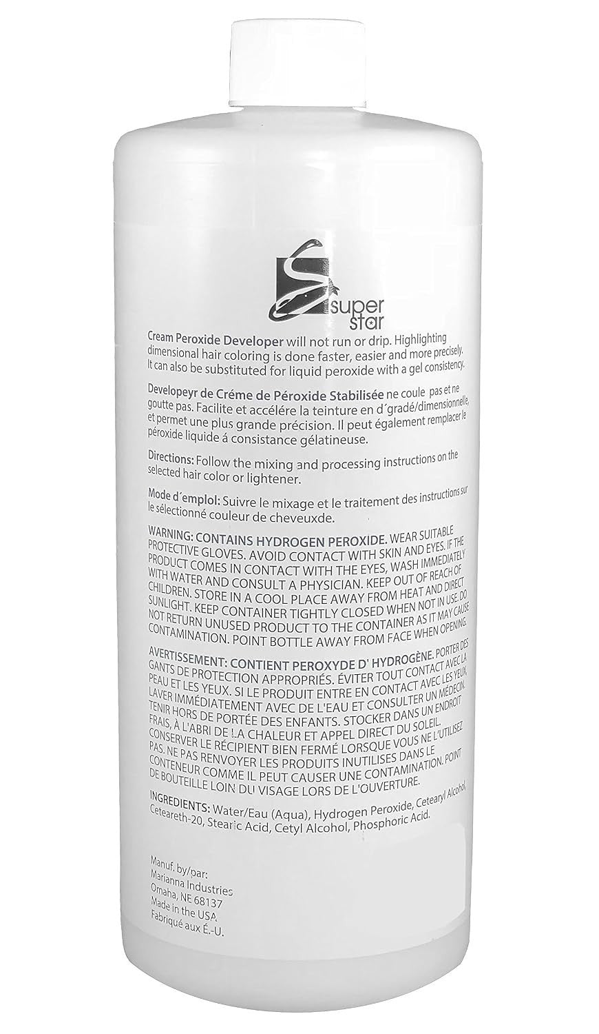 Cream Peroxide Developer, 4 Ounce - Hair Color Lift