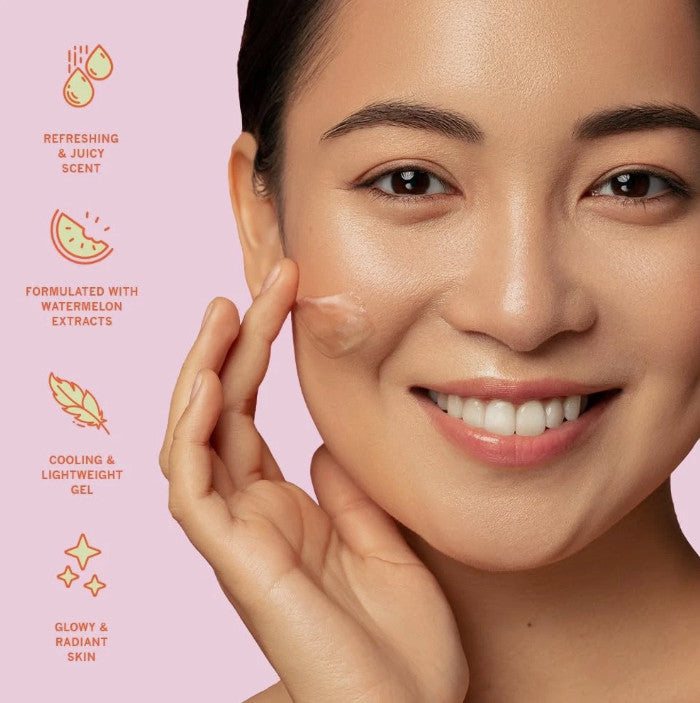Watermelon & Squalane Hydrating Face Mask, 2 Pack