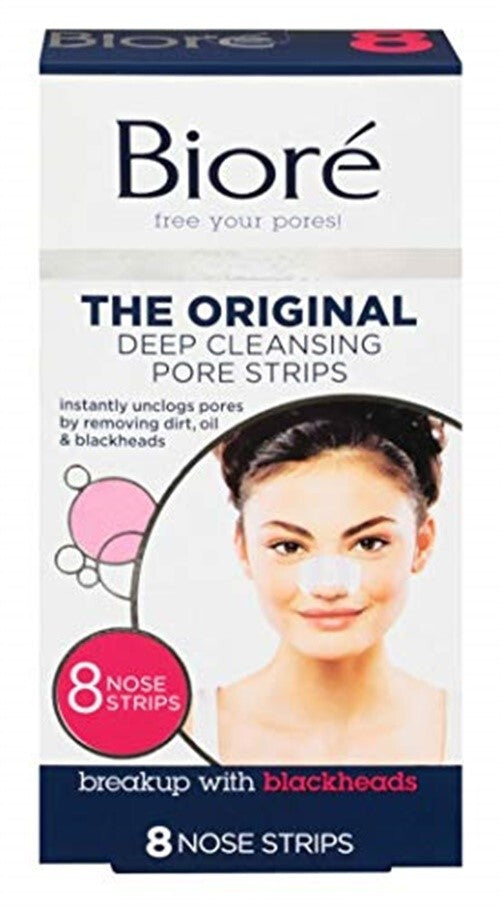 Deep Cleansing Pore Nose Strips for Blackhead Removal - 8 Count