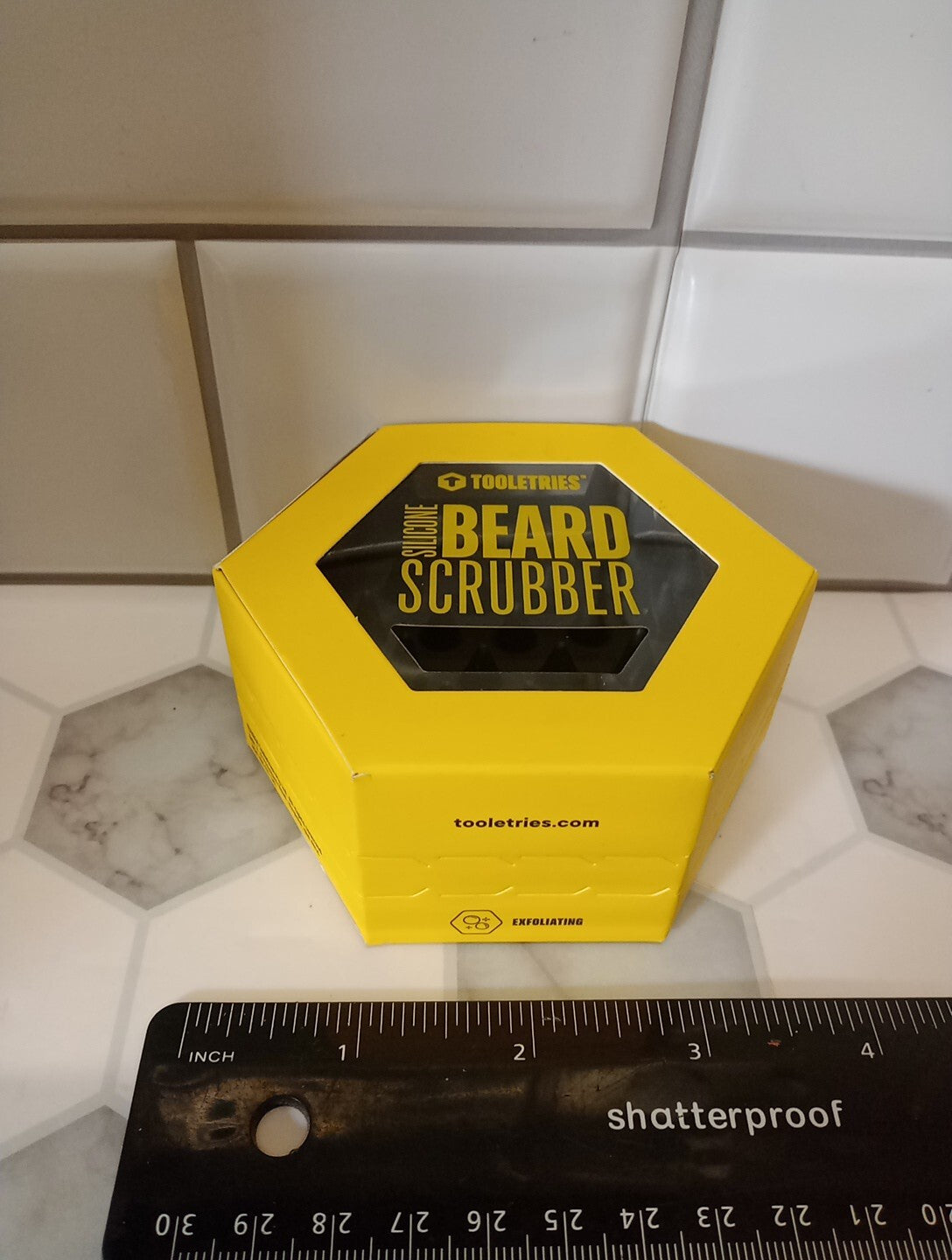 Silicone Beard Scrubber & Exfoliator for Men - Deep Clean & Promotes Hair Growth