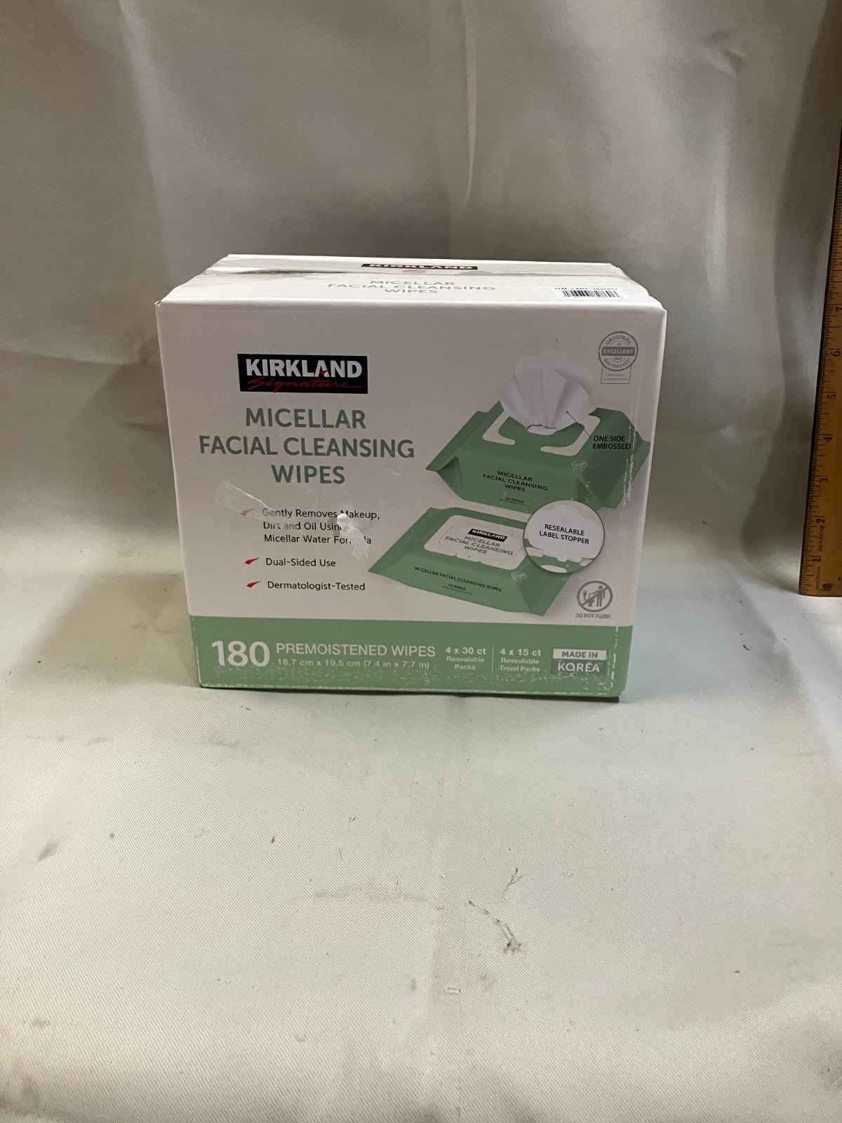Micellar Facial Cleansing Wipes 180 Count - Premoistened Skin Care