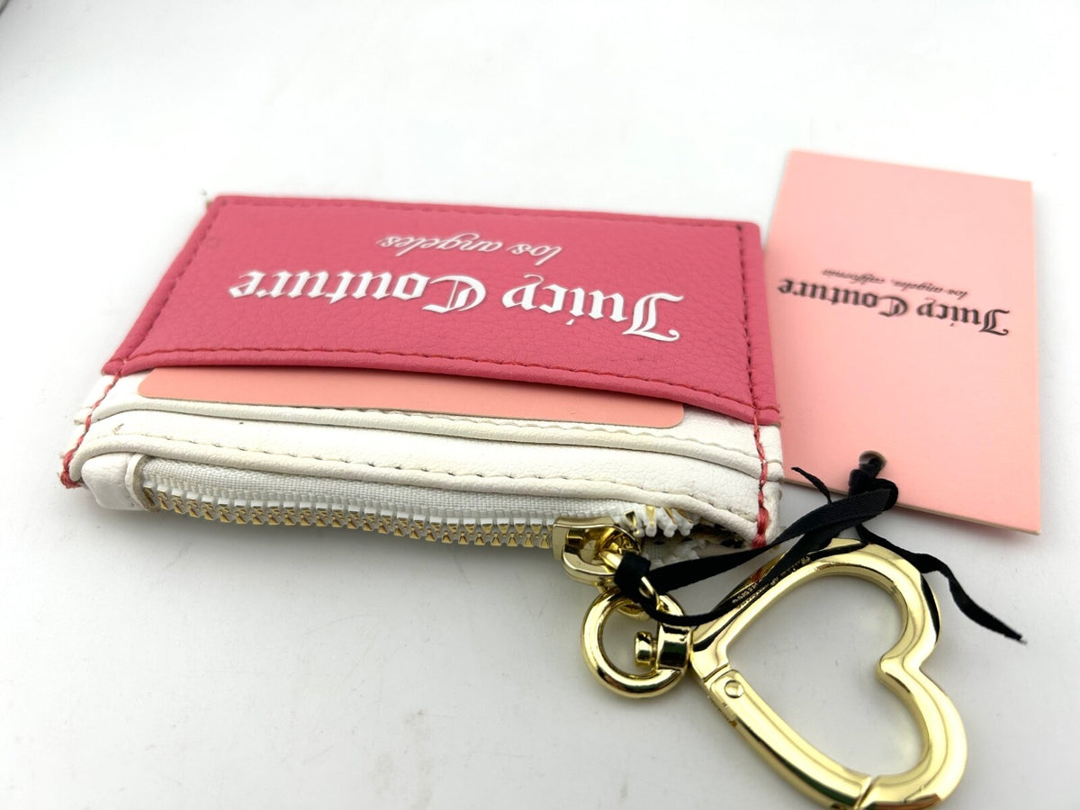 Pink Lemonade Juicy Couture Card Case - Fashionista Zipper Wallet