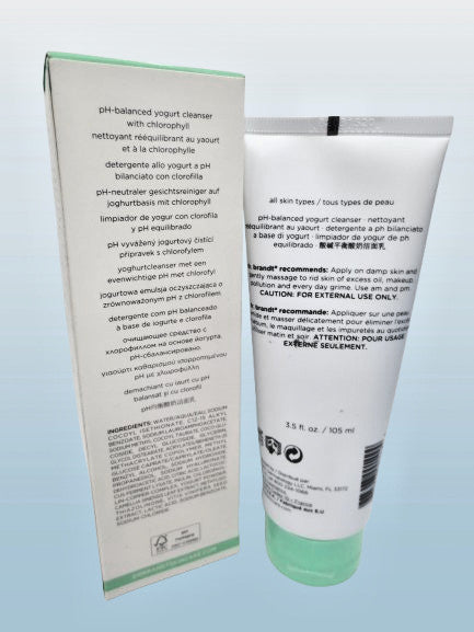 Biotic Yogurt Cleanser for Face - PH-Balanced, 3.5 oz, Pack of 2