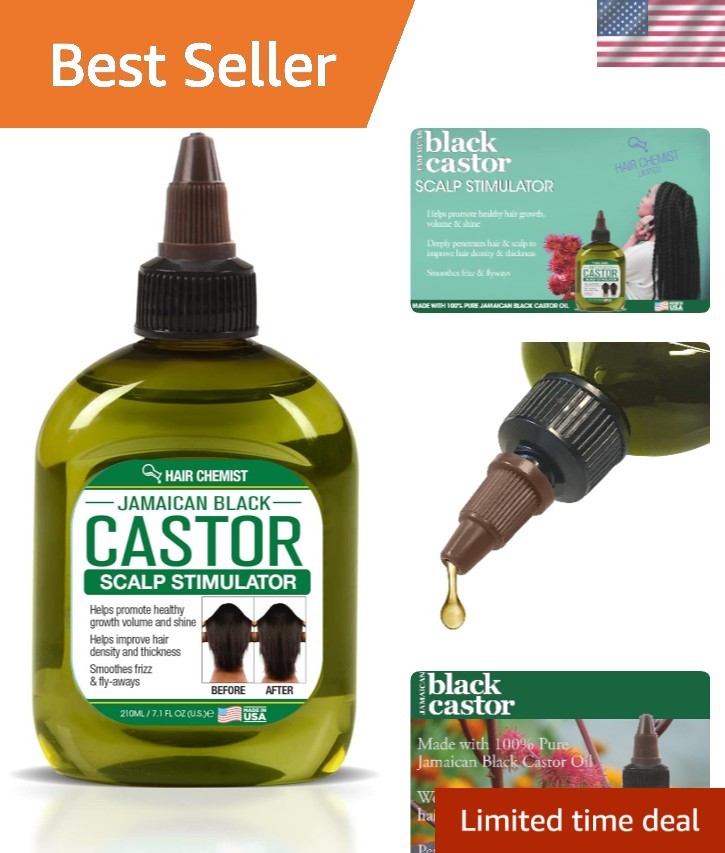 Jamaican Black Castor Oil Leave-in Conditioner for Hair Growth - 7.1 oz