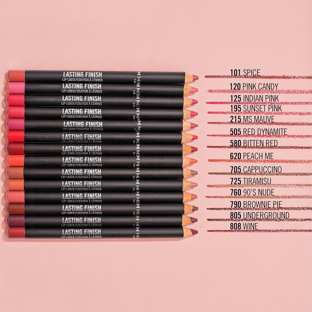 Long Lasting Lip Liner - Soft, Creamy, Precise, Prevents Feathering, 8HR Wear - Cappuccino