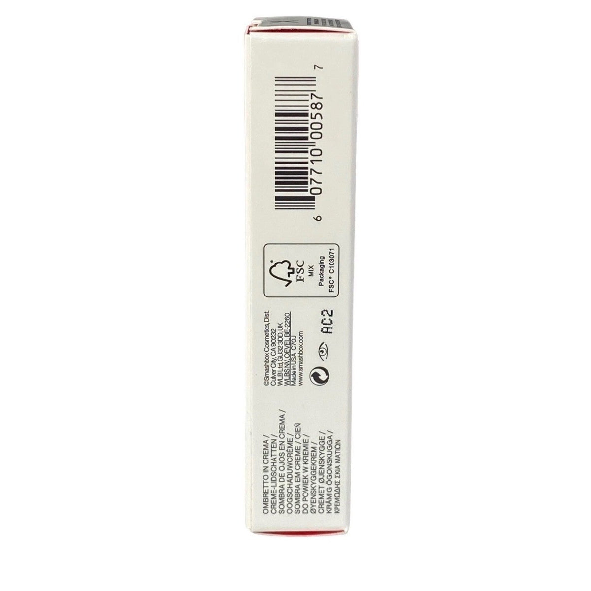 Long-Wear Cream Eyeshadow Charcoal Shimmer 24H Non-Creasing