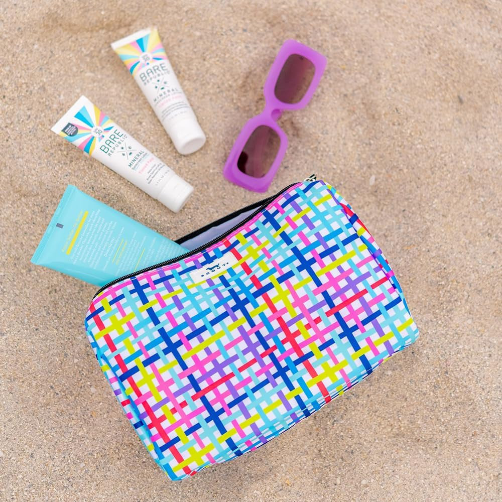Water-Resistant Toiletry Bag for Travel - Fits Full-Size Cosmetics & Accessories