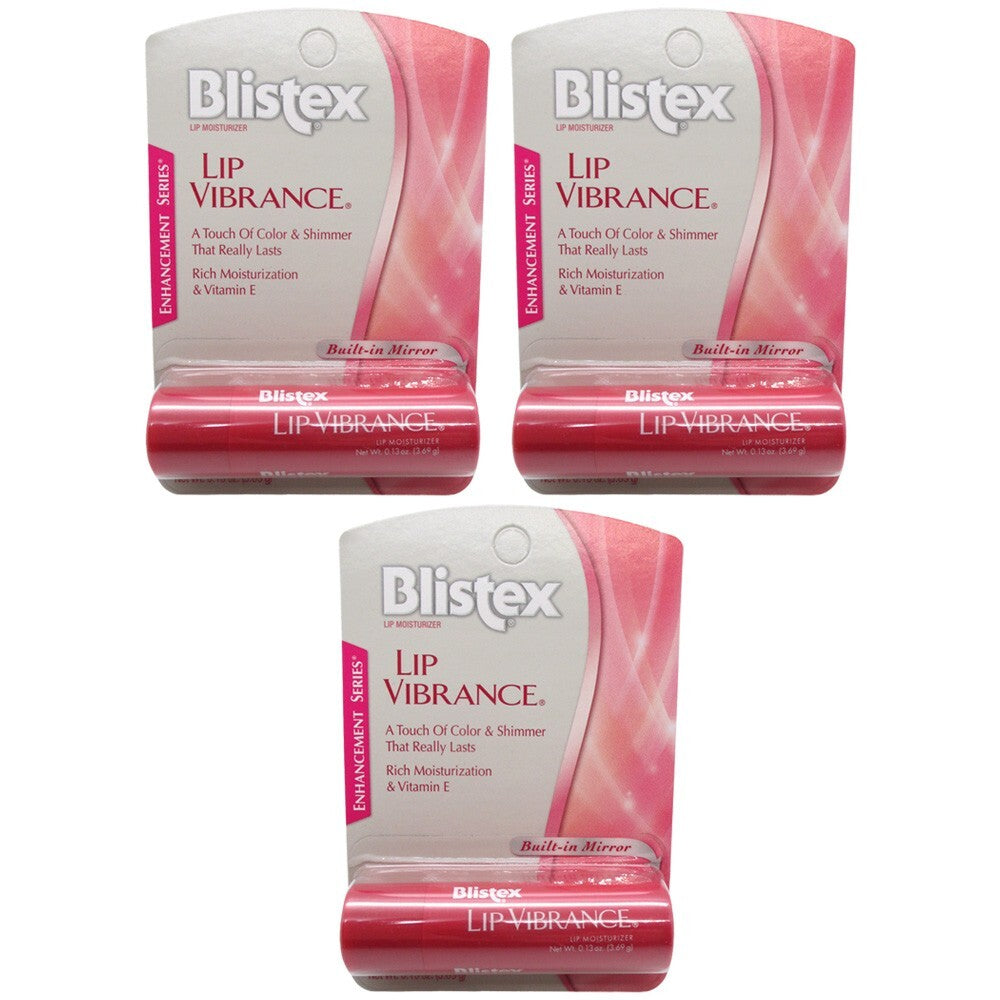 Tinted Lip Balm with SPF 15 - Moisturizing Shea & Vitamin E (3 Pack)