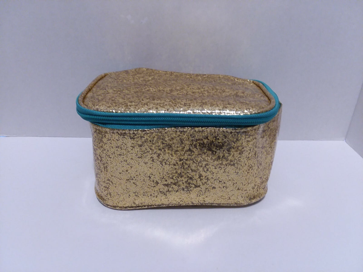 Avon Let It Glow Glitter Cosmetic Bag - Makeup & Toiletry Organizer