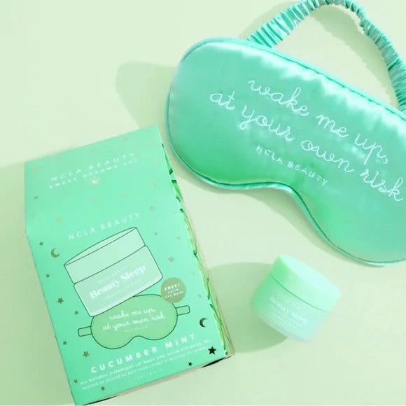 Sweet Dreams Cucumber Mint Lip & Eye Mask Set - 0.5 Oz