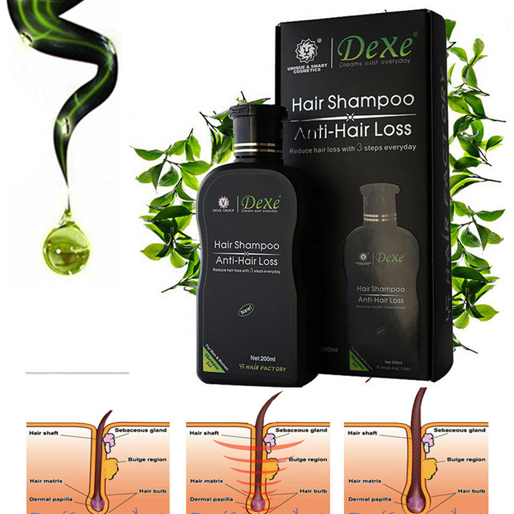 Anti-Hair Loss Shampoo, 200ml Herbal Growth Formula