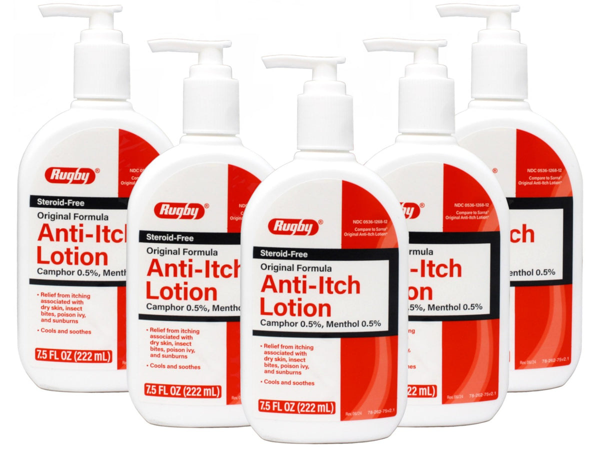 Anti-Itch Lotion for Dry Skin, 7.5 Fl Oz (Pack of 5)