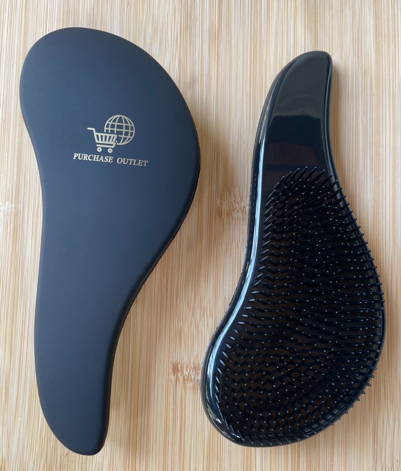 Detangling Hair Brush Comb for Adults and Kids - Matte Finish, Waterproof
