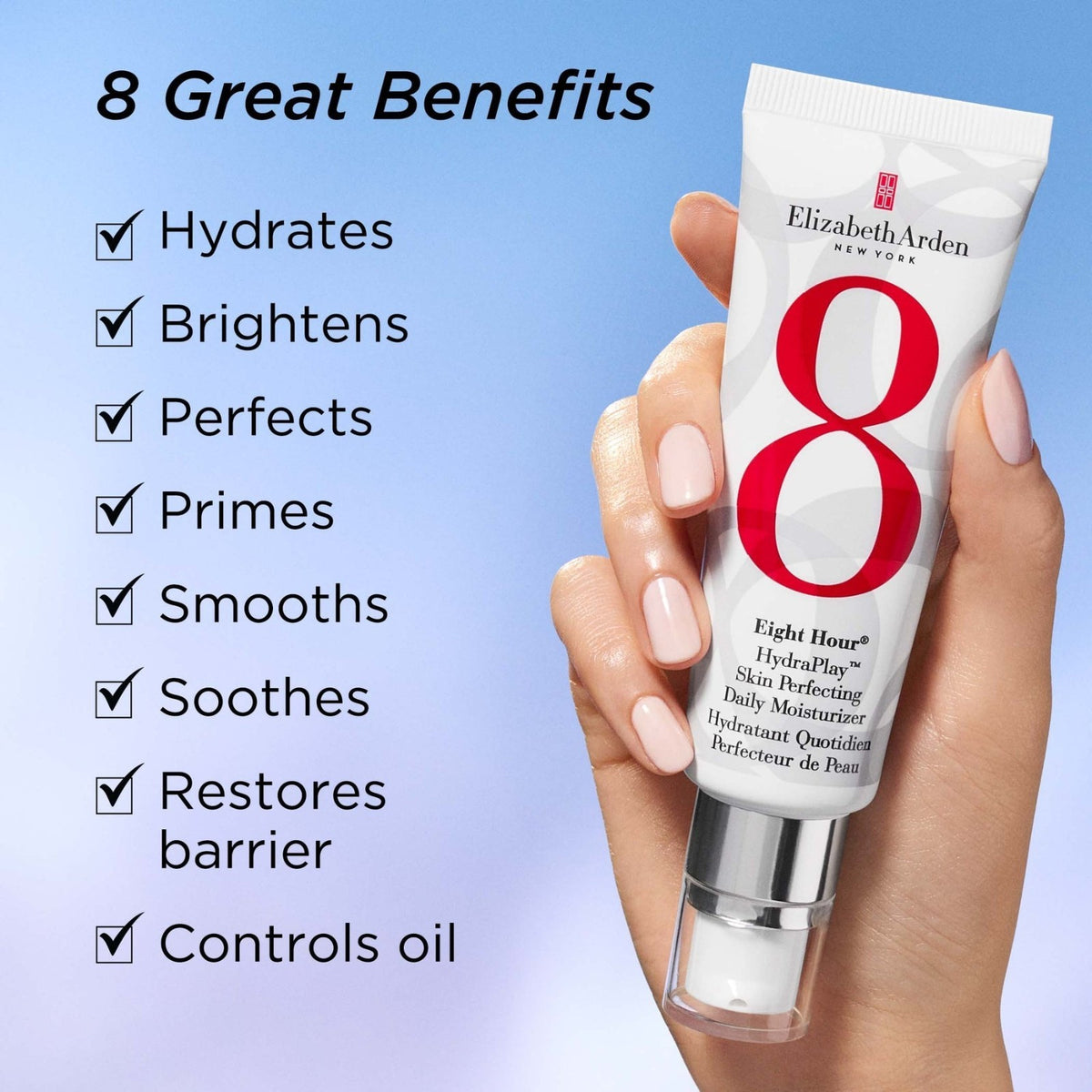 Eight Hour Hydraplay Skin Perfecting Daily Moisturizer 45ml