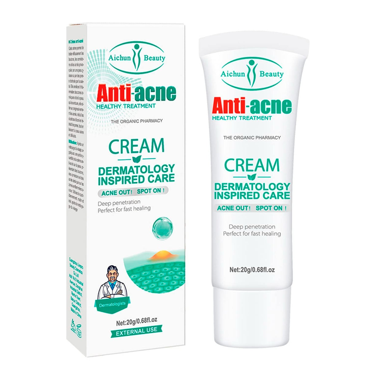 Anti-Acne Cream for Oily Skin Pores & Scar Reduction 20g