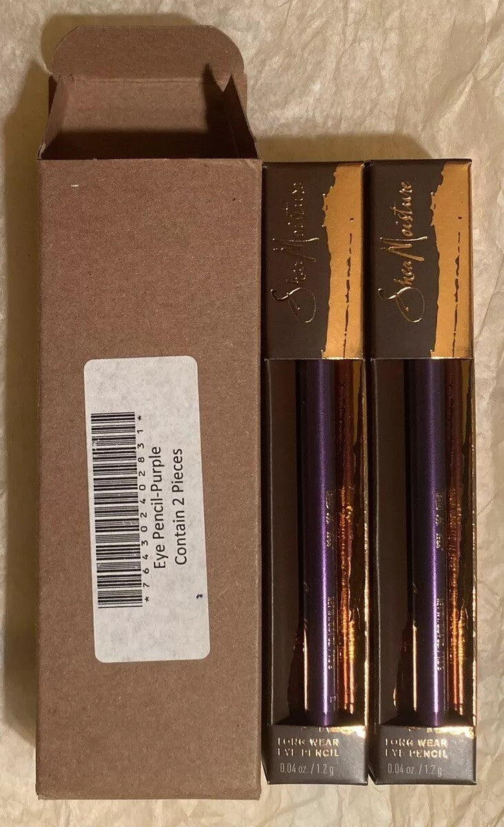 Long Wear Purple Eyeliner Pencil Set - 2 Pack, 0.04oz Each