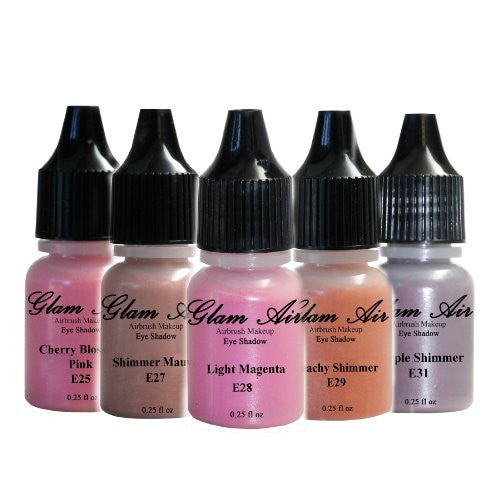 Glam Air Airbrush Eye Shadow Set - 5 Shades of Cherry Blossom