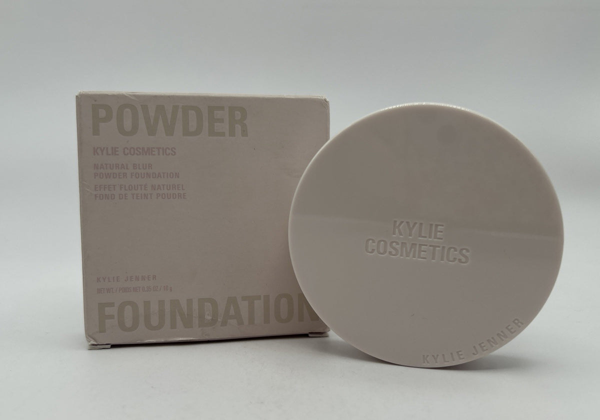 Kylie Cosmetics Natural Blur Powder Foundation 2WN - Light Matte Finish, 0.35 oz